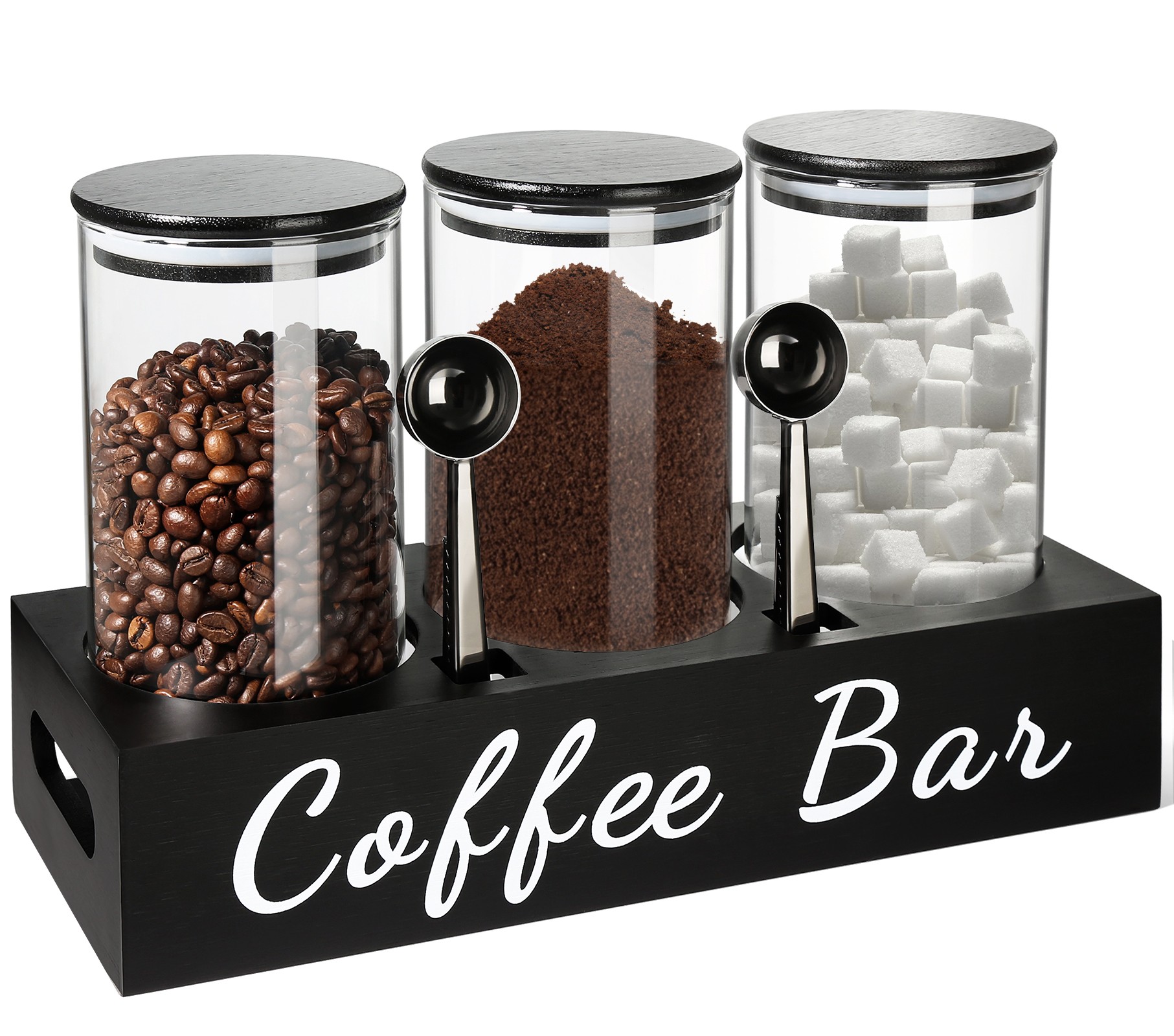 Black Coffee Container 3 Pack