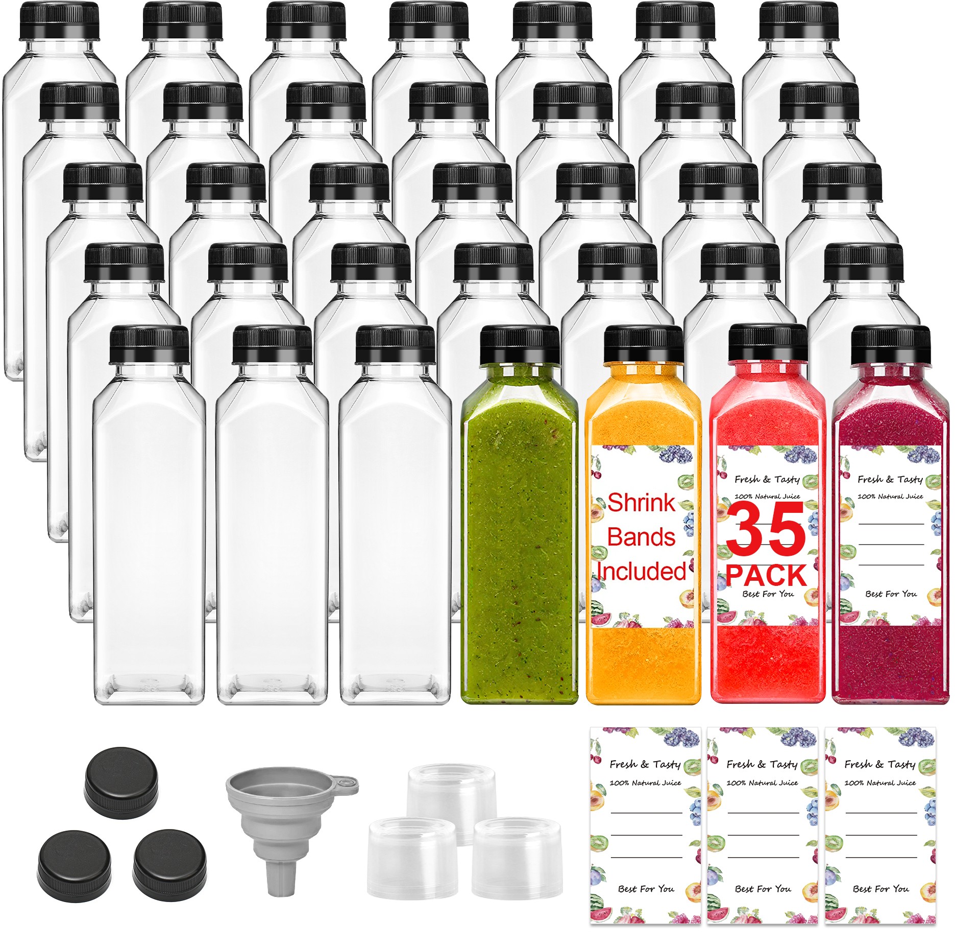16oz Juice Bottles